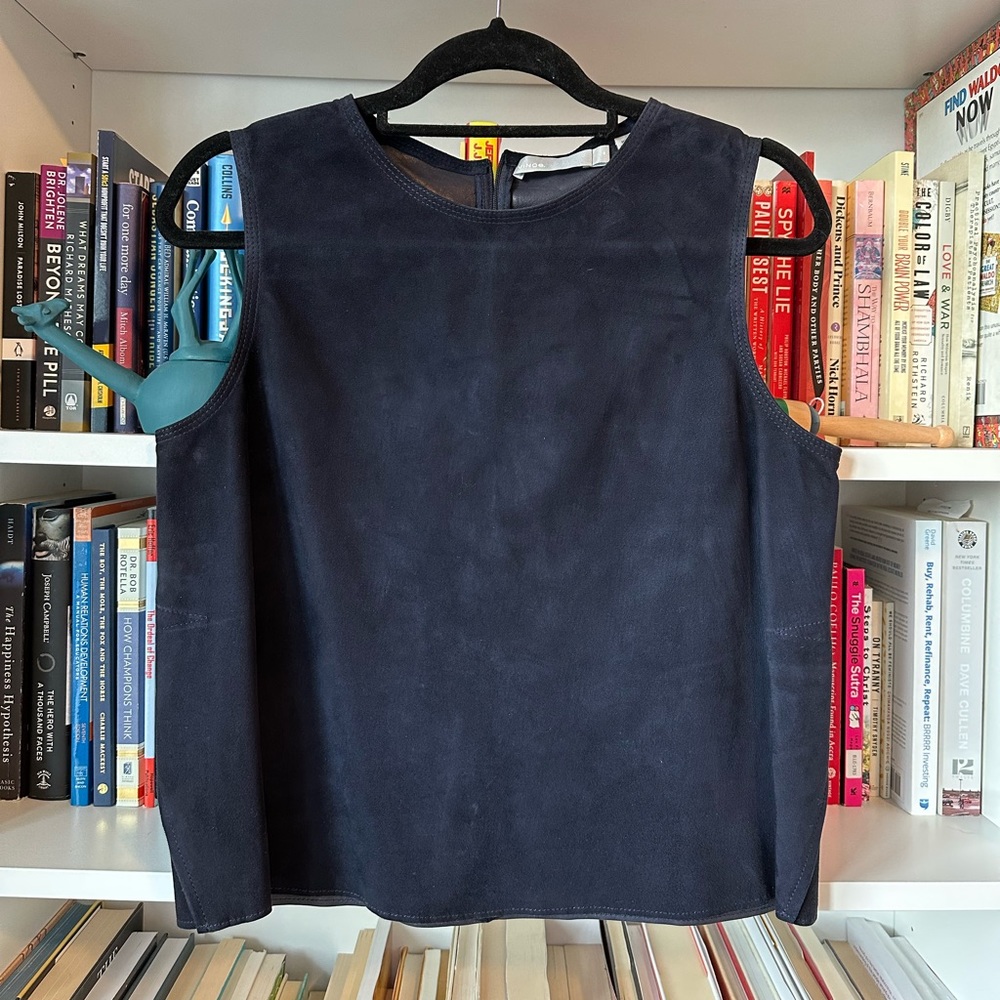 Vince suede shirt (leather inside) size 4